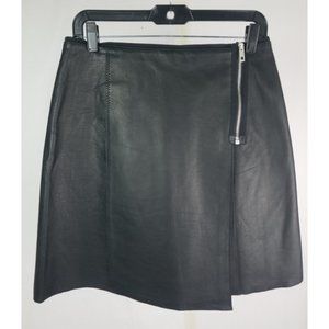 Rag & Bone Women’s Genuine Lamb Wrap Skirt